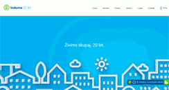 Desktop Screenshot of indoma.si